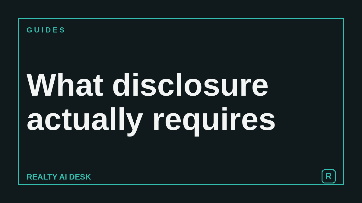 Cover image for an article on whether virtual staging is legal and what disclosure requires